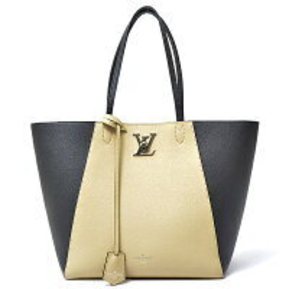 Louis Vuitton Lockme Kabab Tote Bag Vanille Noir Black